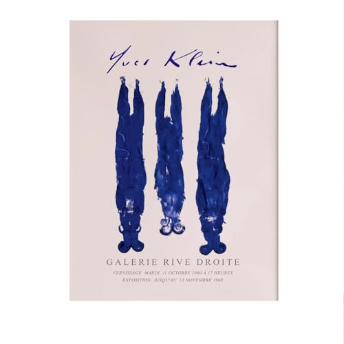 SSLDP LFHLI Yves Klein Poster Einfache Abstrakte Blaue Wandkunst Yves Klein Leinwand Malerei Und Drucke Nordic Home Wohnzimmer Dekor Bilder 40x60cm Kein Rahmen von SSLDP LFHLI