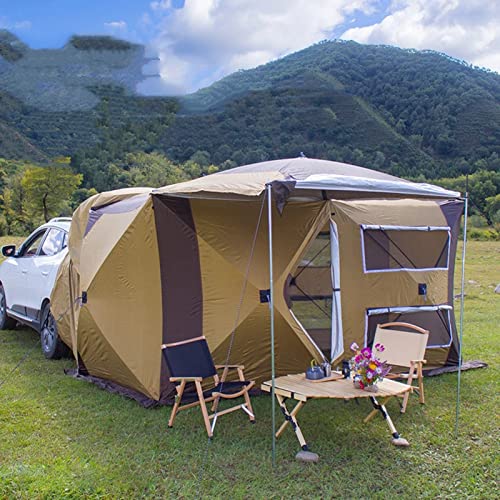wasserdichte Auto-Heckklappen-Zelte Doppelschicht für 6–8 Personen, Auto-Markise, Sonnenschutzzelte, Camping-LKW-Überdachung von SSLW