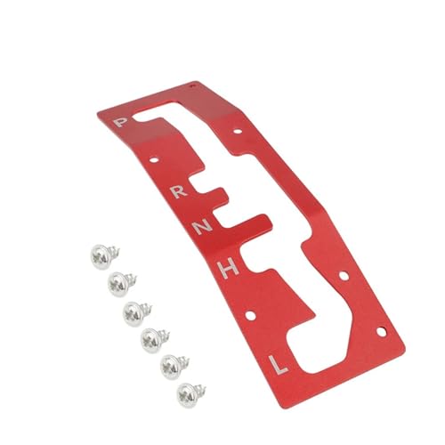 SSNAWBA Kompatibel mit CAN AM Shift Shifter Gate Plate Panel Cover Guard Protector UTV Kompatibel mit Can-Am Maverick X3 Max R 4x4 Turbo DPS 2017–2023 2019(Red) von SSNAWBA