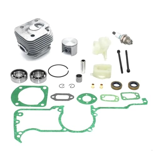 SSNAWBA Zylinderkolbensätze 50 MM Kompatibel mit Husqvarna 66 162 162SE 162SG 266 266SE Kettensäge von SSNAWBA