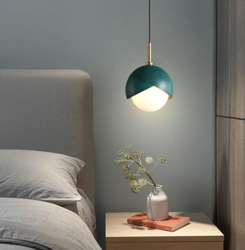 SSNCcNC Nordic Glas Hängeleuchten Modern Minimalismus Hängelampe Industrielle Esstischlampe Pendellampe Für Wohnzimmer Schlafzimmer Küche G9 von SSNCcNC