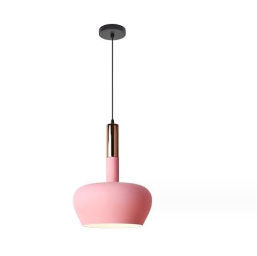 SSNCcNC Rosa, Nordic Minimalismus Hängeleuchten Industrielle Modern Esstischlampe Metall Hängelampe Pendellampe Für Wohnzimmer Schlafzimmer Treppen E27 von SSNCcNC