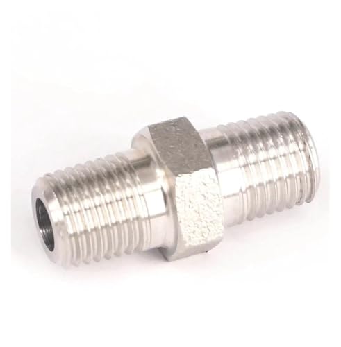 1/4" NPT Male 304 Stainless Steel Hex Nipple Forged Pipe Fitting Water Gas Oil 3000 PSI 1/4" NPT Male 304 Stainless Steel Hex Nipple Forged Pipe Fitting Water Gas Oil 3000 PSI von SSOPTMCB