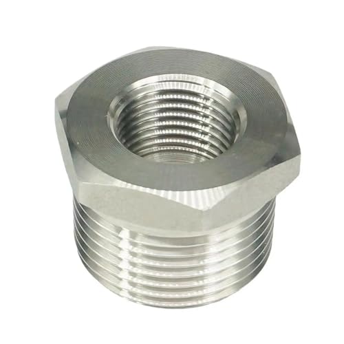 1" NPT Male x 1/2" NPT Female 304 Stainless Steel Reducing Bush Forged Pipe Fitting 3000 PSI Water Gas Oil 1" NPT Male x 1/2" NPT Female 304 Stainless Steel Reducing Bush Forged Pipe Fitting 3000 PSI Water Gas Oil von SSOPTMCB