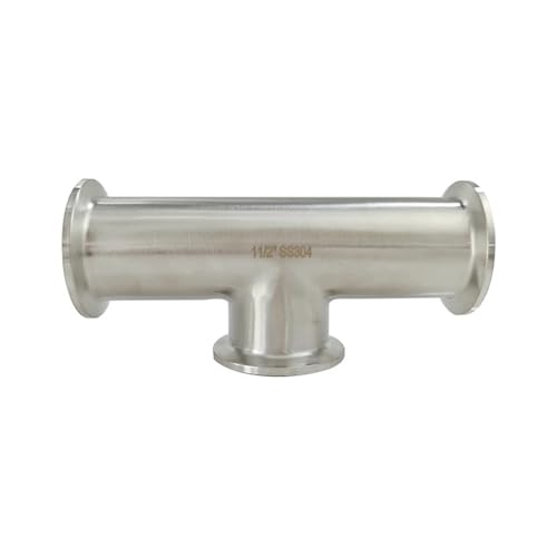 1.5" Tri Clamp & Pipe OD 38mm Tee Tri Compatible Pipe Fitting Homebrew Beer SS304 Stainless Steel von SSOPTMCB