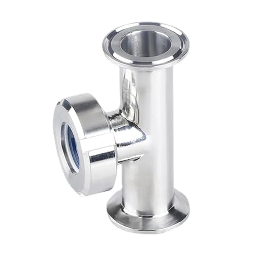 108mm Pipe OD 4" Tri Clamp Tee 3 Ways SUS 304 Stainless Steel Union Sight Glass Homebrew von SSOPTMCB