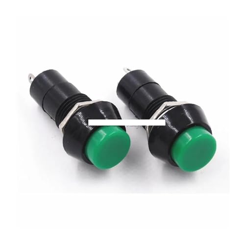 10PCS Round Push Button Switch PBS-11A ON-OFF Self-locking 250VAC 1A Green 10PCS Round Push Button Switch PBS-11A ON-OFF Self-locking 250VAC 1A Green von SSOPTMCB