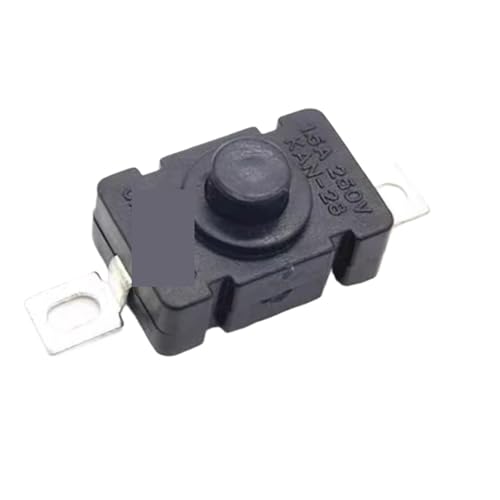 10pcs KAN-28 1.5A250V Flashlight Switch Self-Locking SMD Type 18 x 12mm Push Button Switch 1812-28A Headlamp Table Lamp Switch von SSOPTMCB