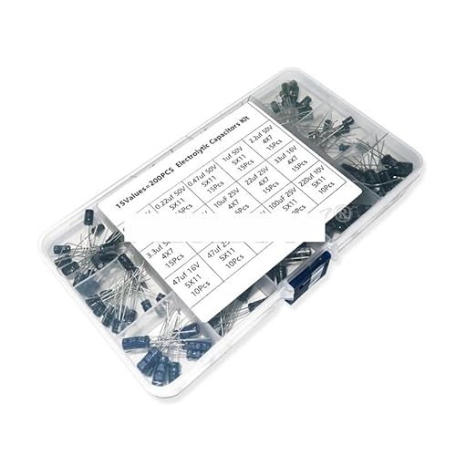 15Values 200PCS/LOT Electrolytic Capacitor Organization Storage 0.1-220uF Capacitors Assortment Box Kit Capacitance Meters 15Values 200PCS/LOT Electrolytic Capacitor Organization Storage 0.1-220uF Capacitors Assortment Box Kit Capacitance Meters von SSOPTMCB