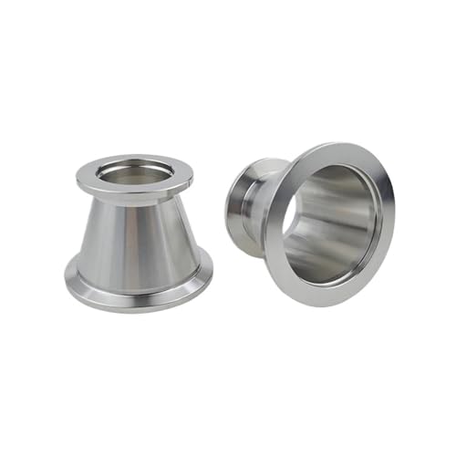 1PC KF40 to KF50 Vacuum Tri Clamp Reduer SUS304 Stainless Vacuum Pipe Fitting Reducer Reducing Connector von SSOPTMCB