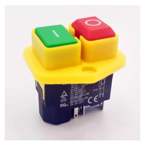 1PC KJD17B button switch 220V-240V 16A 5-pin power tool switch von SSOPTMCB