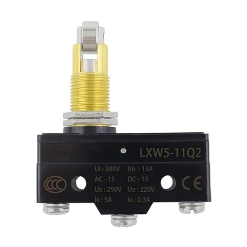 1Pcs LXW5-11Q2/Z-15GQ21-B 15A 380V Travel Witches Button Limit Switch 3Screw Terminal Switch Momentary Metal Column Roller von SSOPTMCB
