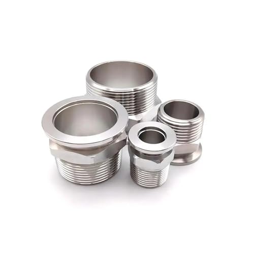 1pc Vacuum Flange Hex Joint Adapter KF50 304 stainless steel BSP External Thread 1" von SSOPTMCB