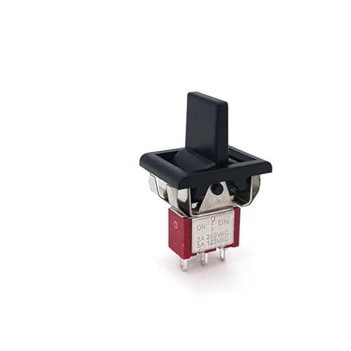 1pcs R8016B Rocker Switch AC250V/3A 125V/5A SPDT 3 Positions on-off-(mom) mometary Toggle Switch T80-R von SSOPTMCB