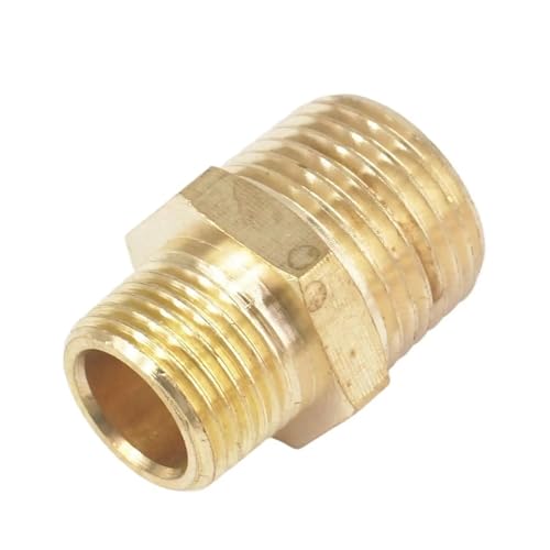 3/8'' BSPT Male x 1/4'' NPT Male Hex Equal Reducer Reducing Brass Pipe Fitting Connector 3/8'' BSPT Male x 1/4'' NPT Male Hex Equal Reducer Reducing Brass Pipe Fitting Connector von SSOPTMCB
