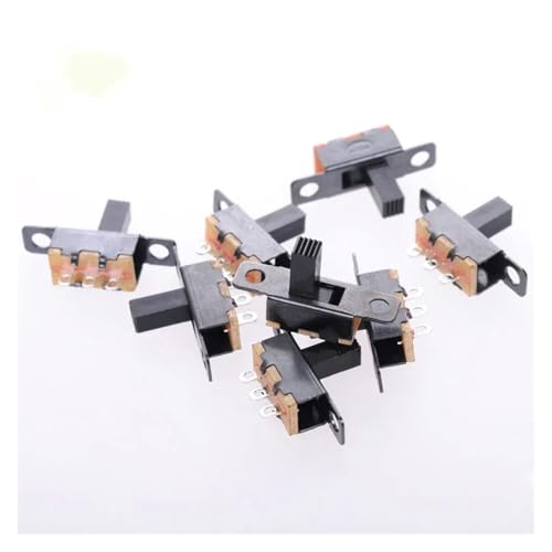 50 Pcs 7mm Height Knob 3 Pin 2 Position 1P2T SPDT Panel Slide Switch 0.5A 50V DC von SSOPTMCB