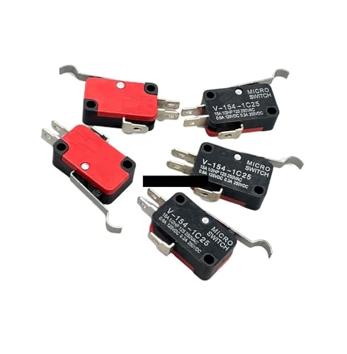 5PCS V-154-1C25 Small travel switch V-154-1C25 Limit self-reset switch travel point switch 3 pin 15A von SSOPTMCB