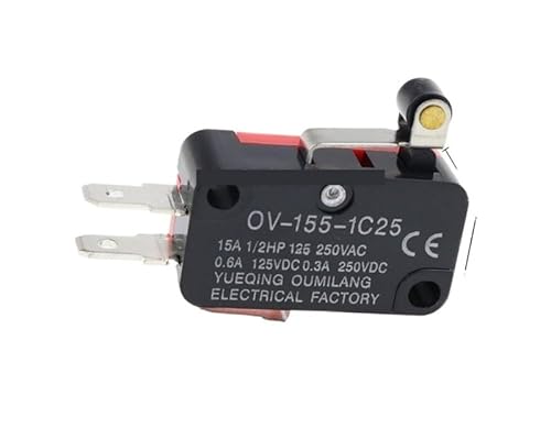 5PCS V 155 1C25 Small travel switch V-155-1C25 Limit self-reset switch travel point switch 3 pin 15A 5PCS V 155 1C25 Small travel switch V-155-1C25 Limit self-reset switch travel point switch 3 pin 15A von SSOPTMCB