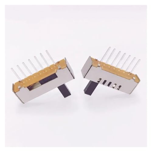 5pcs SS-15E01 (1P5T) 5 Positions Toggle Slide DIP Switch without Fixed Foot and 7 Pins Vertical von SSOPTMCB