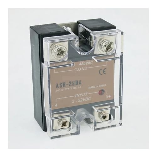 ASH-25DA single phase DC to AC 25A 480VAC solid state relay 25DA SSR Control Relays von SSOPTMCB