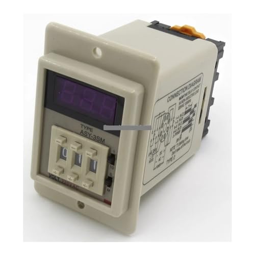 ASY-3SM white AC 220V time relay with socket ASY series 220VAC timer with base Control Relays ASY-3SM white AC 220V time relay with socket ASY series 220VAC timer with base Control Relays von SSOPTMCB