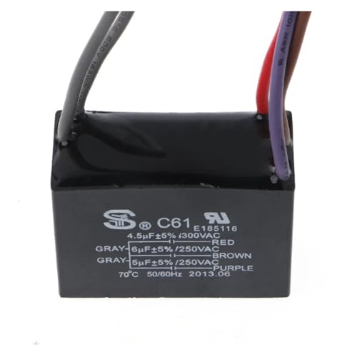 CBB61 Electrical Power Connecting Capacitor 4.5uf+6uf+5uf 250V 5 Wire Capacitance Meters von SSOPTMCB
