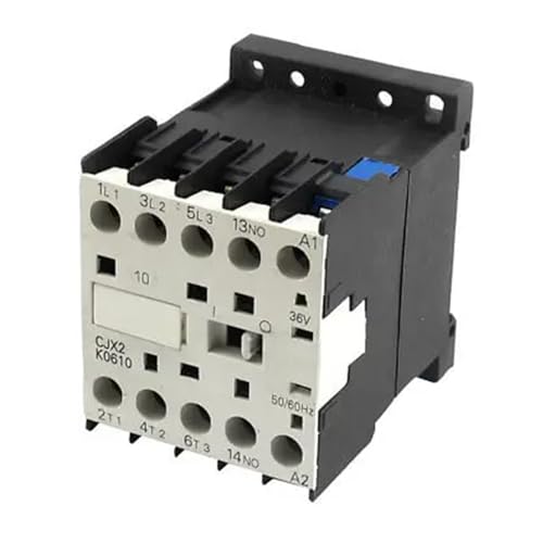 CJX2-K0610 36 Volts Coil 35mm DIN Rail 6A Three Pole 3P 1NO AC Contactor Control Relays von SSOPTMCB