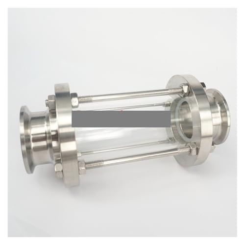 Fit Tube OD 19mm Tri Clamp 1.5" Ferrule 50.5mm 304 Stainless Steel Fitting Flow Sight Glass von SSOPTMCB