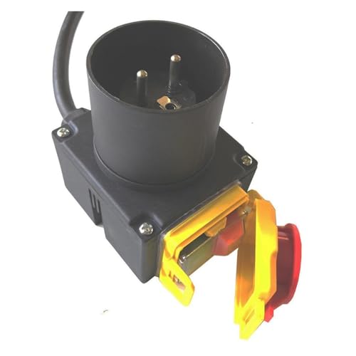 HCK3T 2 In 1 Combination Waterproof Industrial Emergency Stop Electromagnetic Pushbutton Switches 2P + E KOA7 DZ08-1 von SSOPTMCB