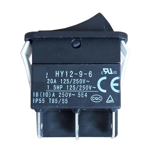 HY12-9-6 6 Pins Push Button On-On Rocker Switch Momentary Pushbutton Switches for Industry Power Tools 125/250V HY12-9-6 6 Pins Push Button On-On Rocker Switch Momentary Pushbutton Switches for Industry Power Tools 125/250V von SSOPTMCB