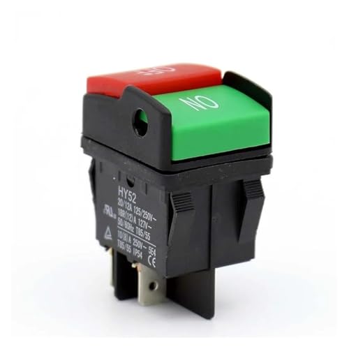 HY52 125/250V Industrial Push Button Switches Power On Off Switch for Mechanical Appliance Electrical Machine Room von SSOPTMCB