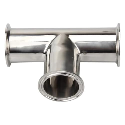 SSOPTMCB 2'' 51Mm Tri Clamp 3 Way Tee Stainless Steel 304 Ferrule Tee Connector Pipe Fitting Tri Clamp von SSOPTMCB
