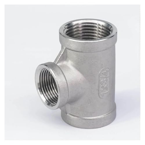 SSOPTMCB 3/4" to 1" Female Thread 304 Stainless Reducing Tee 3 Way Connector Pipe Fitting Water Oil air SSOPTMCB 3/4" to 1" Female Thread 304 Stainless Reducing Tee 3 Way Connector Pipe Fitting Water Oil air von SSOPTMCB