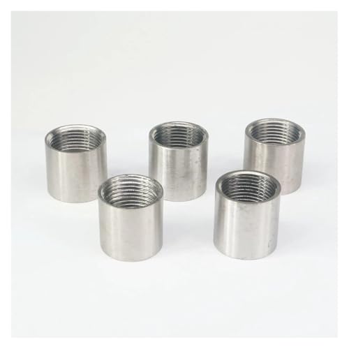 SSOPTMCB 5pc 3/4" Female Thread 304 Stainless Steel Pipe Fitting Full Socket Round Connector for Water Oil air SSOPTMCB 5pc 3/4" Female Thread 304 Stainless Steel Pipe Fitting Full Socket Round Connector for Water Oil air von SSOPTMCB