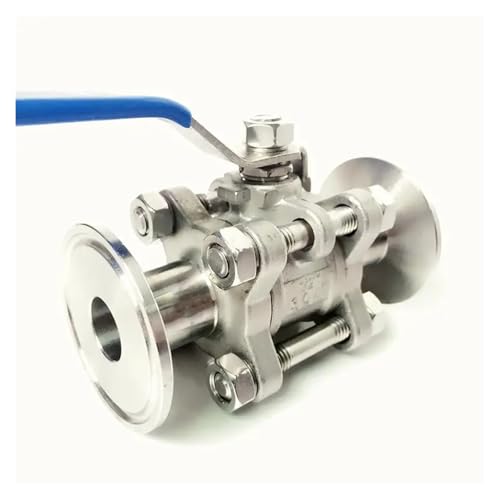 SSOPTMCB DN40 x 2" Tri Clamp 3-Piece Ball Shut Off Valve SUS 304 Stainless Steel Industrial SSOPTMCB DN40 x 2" Tri Clamp 3-Piece Ball Shut Off Valve SUS 304 Stainless Steel Industrial von SSOPTMCB