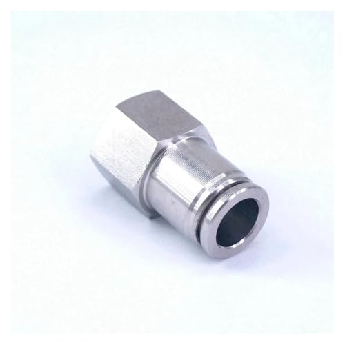 SSOPTMCB Fit Tube OD 10mm*3/8" Female Pneumatic 304 Stainless Steel Straight Push in Connector Quick Fitting Metal SSOPTMCB Fit Tube OD 10mm*3/8" Female Pneumatic 304 Stainless Steel Straight Push in Connector Quick Fitting Metal von SSOPTMCB