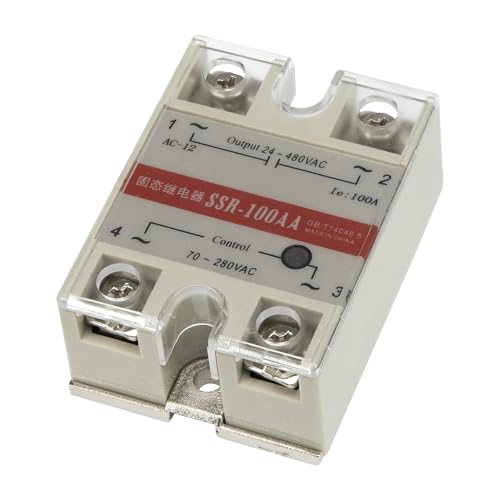 SSR-100AA single phase AC to AC 100A 480V solid state relay 100AA SSR Control Relays von SSOPTMCB