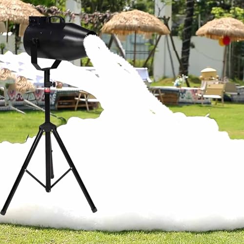 SSQUZA 1000W Hochleistungs-Schaumkanone, 20 m³/min Schaumausstoß, 6–10 m Reichweite, Seifenblasenpistole für Sommer-Poolpartys, Kinder-Poolpartys, Bühneneffekte, Plug-in-Typ von SSQUZA