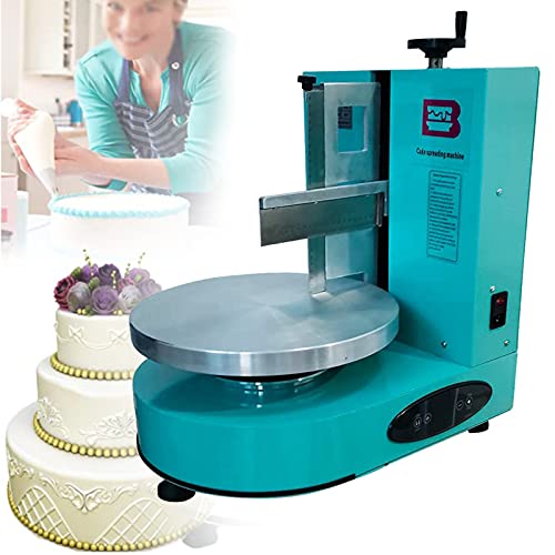 SSQUZA Automatische Kuchen Zuckerguss Maschine,Justierbarer Creme Glätter Kuchen Poliermittelpolierer,Creme Rand glatt machende verzierende Werkzeuge,Buttermaschine Backausrüstung,220V von SSQUZA