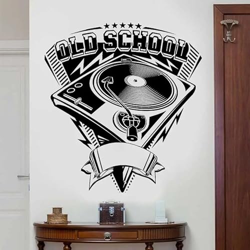 Alte schule musik plattenspieler platte vinyl wandaufkleber musik hobby kunst dekoration aufkleber wandbild geschenk 42x45cm Alte schule musik plattenspieler platte vinyl wandaufkleber musik hobby kunst dekoration aufkleber wandbild geschenk 42x45cm von SSSStickerS