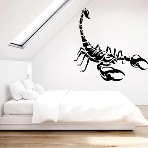 Skorpion Wandaufkleber Sternzeichen Vinyl Wandapplikation Glücksfächer Abstraktes Tier Wandbild Schlafzimmer Dekoration 28X28Cm von SSSStickerS