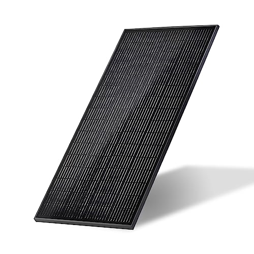 Sunstone 200W Schwarz Mono Photovoltaik Modul Solarpanel mit 3 Bypass-Dioden für 12V 24V Solaranlage (Balkon Wohnmobil Fensterbank) von SSSUNSTONEPOWER