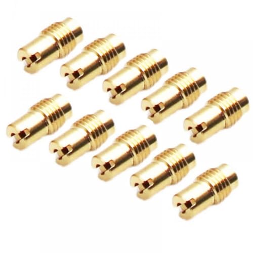 10 Stück/Set M6 x 0,75 Kaltstart Kurzes Leerlaufloch und Hauptdüse, Hilfsdüse, kompatibel mit CG PZ Vergaser-Injektor 10 Stück/Set M6 x 0,75 Kaltstart Kurzes Leerlaufloch und Hauptdüse, Hilfsdüse, kompatibel mit CG PZ Vergaser-Injektor von SSUMCUWR
