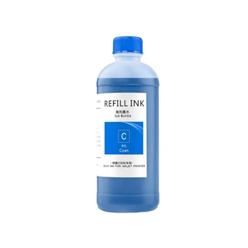 SSUMCUWR 500 ml wasserbasierte Pigmentinte T08H1 T08H2 T08H3 T08H4 kompatibel mit dem Arbeitskräfte-Enterprise AM-C4000 C4000-Serie-Drucker(Cyan) von SSUMCUWR