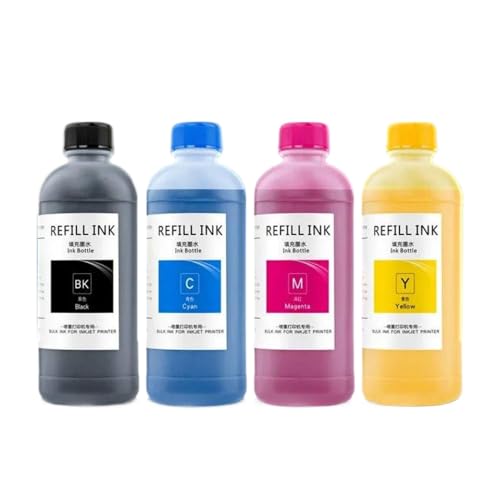 SSUMCUWR 500 ml wasserdichte Pigmenttinte kompatibel mit TM-C3500 TM-C3510 TM-C3520 Druckern(Yellow) von SSUMCUWR