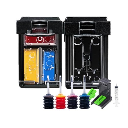 SSUMCUWR 667XL Nachfüllkit arbeitet mit 667 Tintenpatronenkartusche kompatibel Kompatibel mit Deskjet -Vorteil 1275 2374 2375 2376 2775 2776 Drucker(1 Set with 30ml Ink) von SSUMCUWR