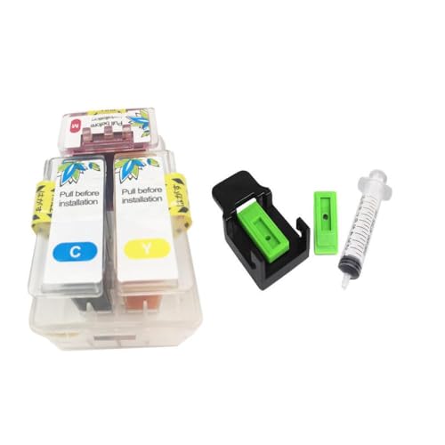 SSUMCUWR Aufladen von Kit Kompatibel mit PG 560 CL 561 Patronen kompatibel mit PG 560 CL 561 TS7450 TS7451 TS 7450 TS5350 TS5351 Drucker(C with Tool) von SSUMCUWR