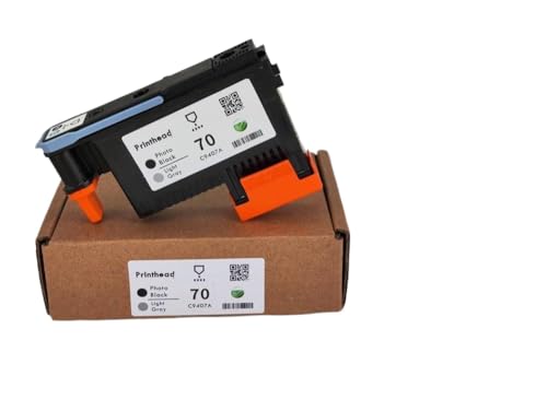 SSUMCUWR Druckkopf kompatibel mit DesignJet Z5200 Z5400 Z2100 Z3100 Z3200 Modelle und C9404A C9405A C9407A C9408A C9409A C9410A Ersatzteile Teile(70 PK and LG) von SSUMCUWR