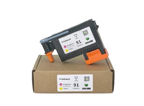 SSUMCUWR Druckkopf kompatibel mit DesignJet Z6100 Z6100PS -Modelle 91 91 und C9460A C9461A C9462A C9463A(C9461A M and Y) von SSUMCUWR