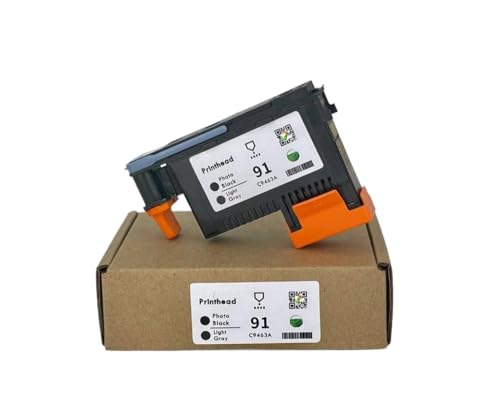 SSUMCUWR Druckkopf kompatibel mit DesignJet Z6100 Z6100PS -Modelle 91 91 und C9460A C9461A C9462A C9463A(C9463A PGBK and LG) von SSUMCUWR